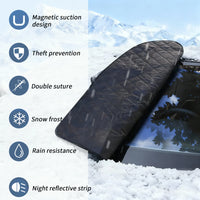 Quilvy FrostGuard™ - Magnetic Snow Cover for Windshield