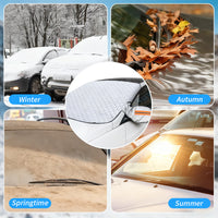 Quilvy FrostGuard™ - Magnetic Snow Cover for Windshield