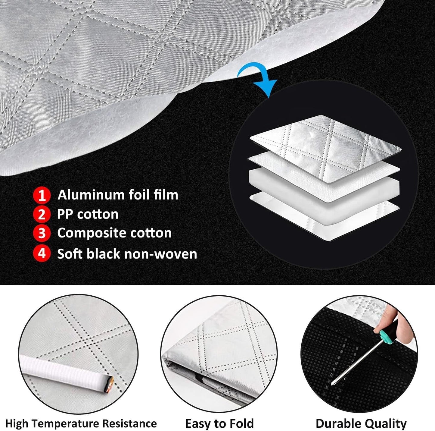 Quilvy FrostGuard™ - Magnetic Snow Cover for Windshield