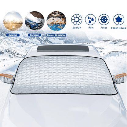Quilvy FrostGuard™ - Magnetic Snow Cover for Windshield
